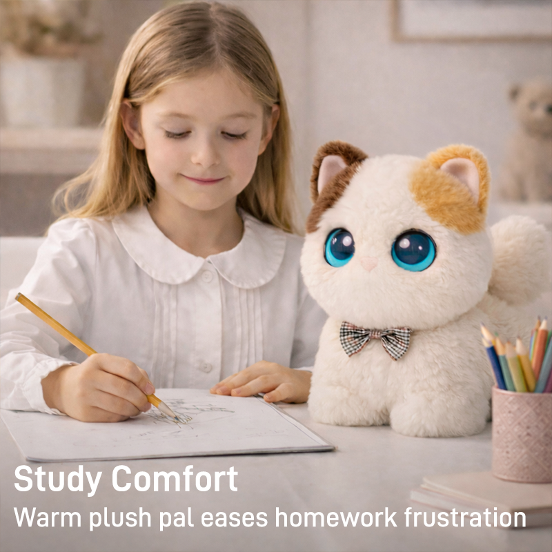 Lumi Calico Cat - Interactive Learning Companion Robot
